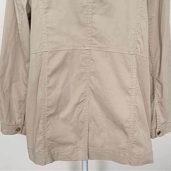 Chico’s Lightweight Utility Jacket Women’s Size 3 (16-18) Casual Classic - Picture 6 of 8